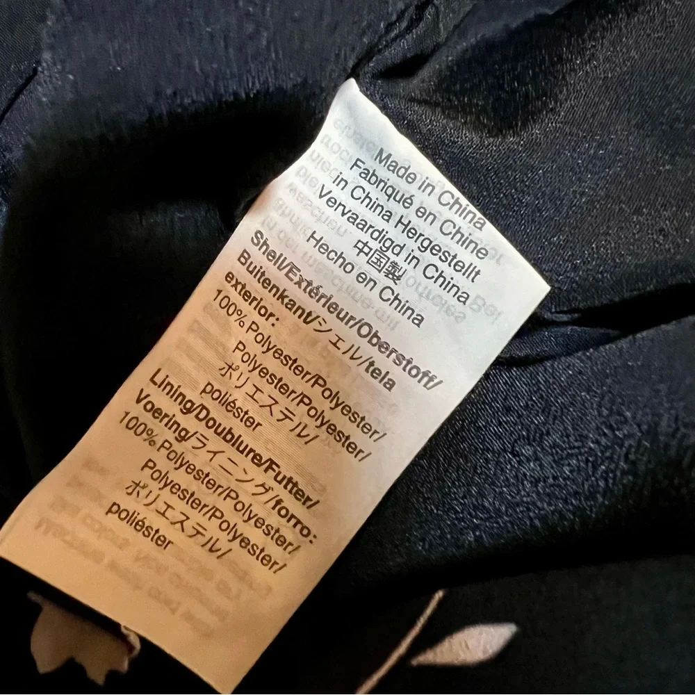 J‎ Crew Factory Women’s Navy Floral Knife Pleated Chiffon Lined Midi Skirt 2